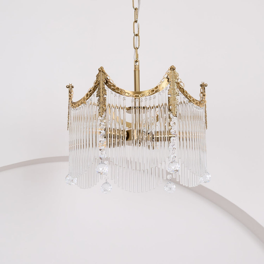 Elias Chandeliers Luxurious Glass Farmhouse | Fioriscas