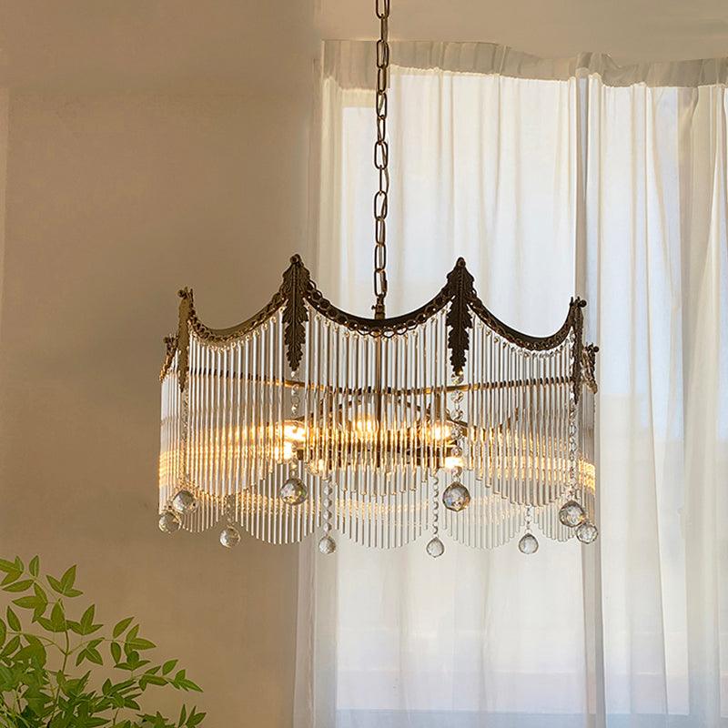 Elias Chandeliers Luxurious Glass Farmhouse | Fioriscas