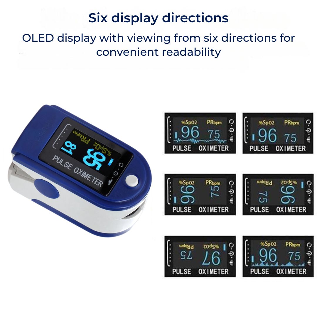 OxiSense – zdravotní monitor na prst s OLED displejem