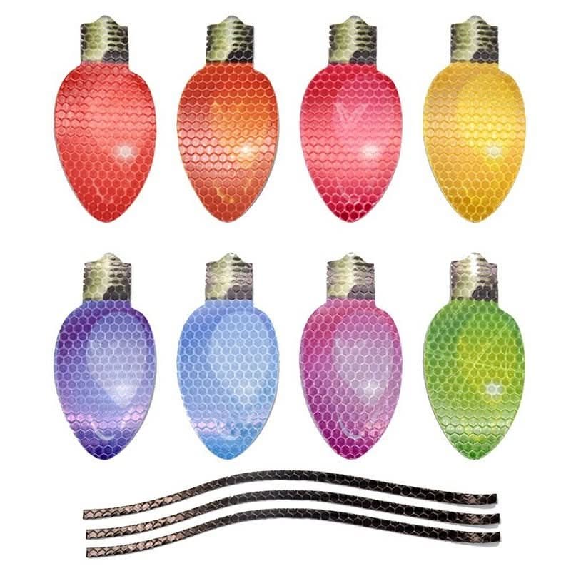 Luces navideñas magnéticas resistentes al clima con brillo espejo - Fioriscas