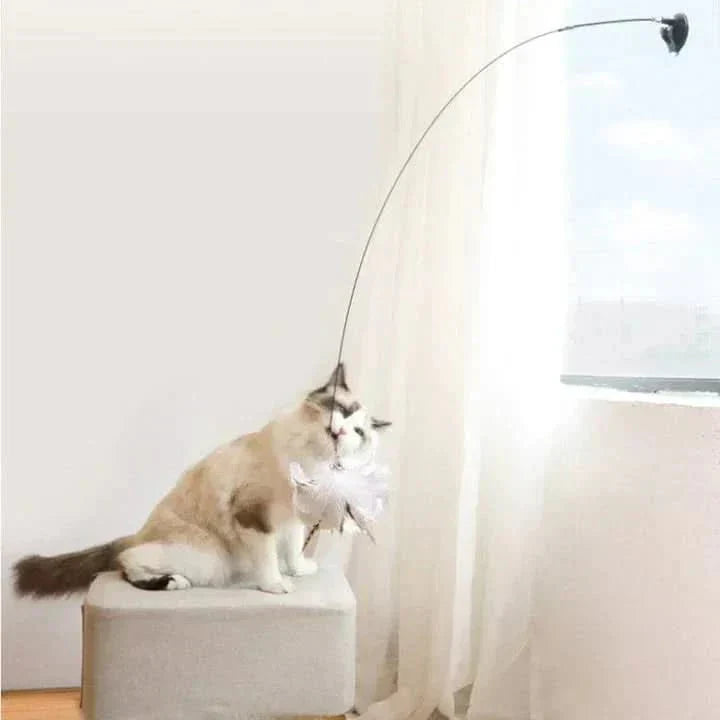 Interactief kattenspeelgoed met fladderende vleugelbewegingen - Fioriscas