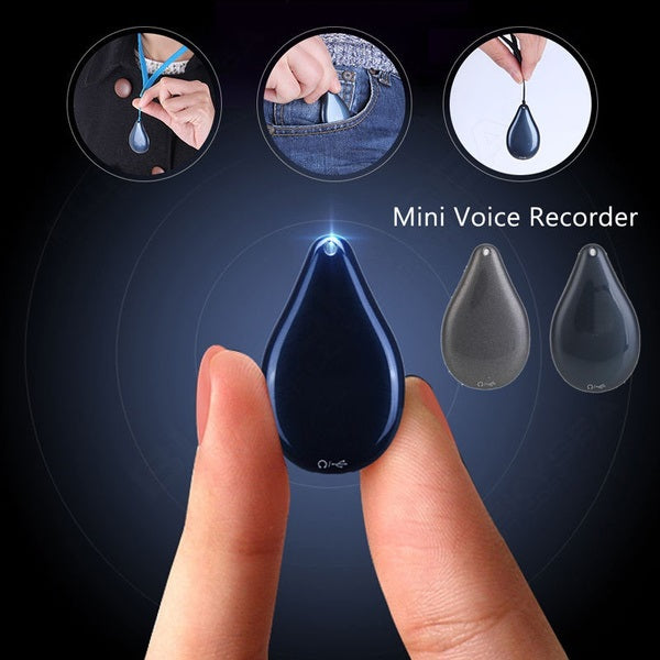 Voice Recorder For Keychain Carry, QuorraKey One-Button, 100 Hours Memory