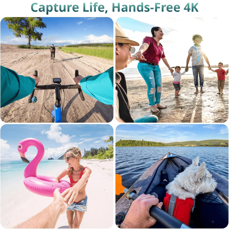 4K Waterproof Action Camera Bundle for Extreme Sports - Fioriscas