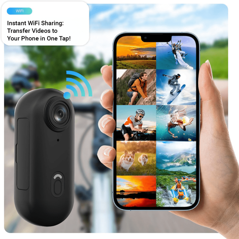 4K Waterproof Action Camera Bundle for Extreme Sports - Fioriscas