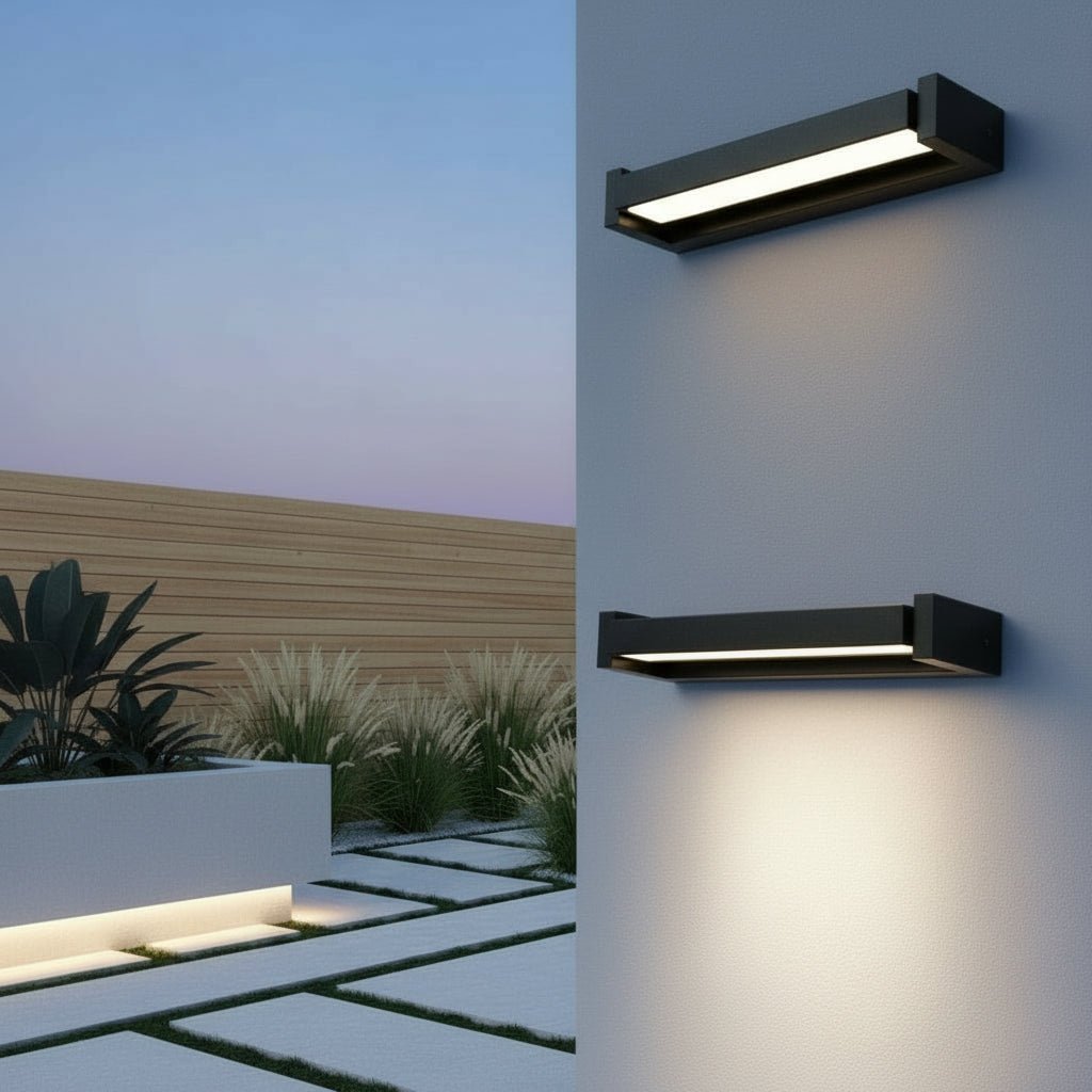 adjustable, waterproof LED outdoor wall light - Fioriscas