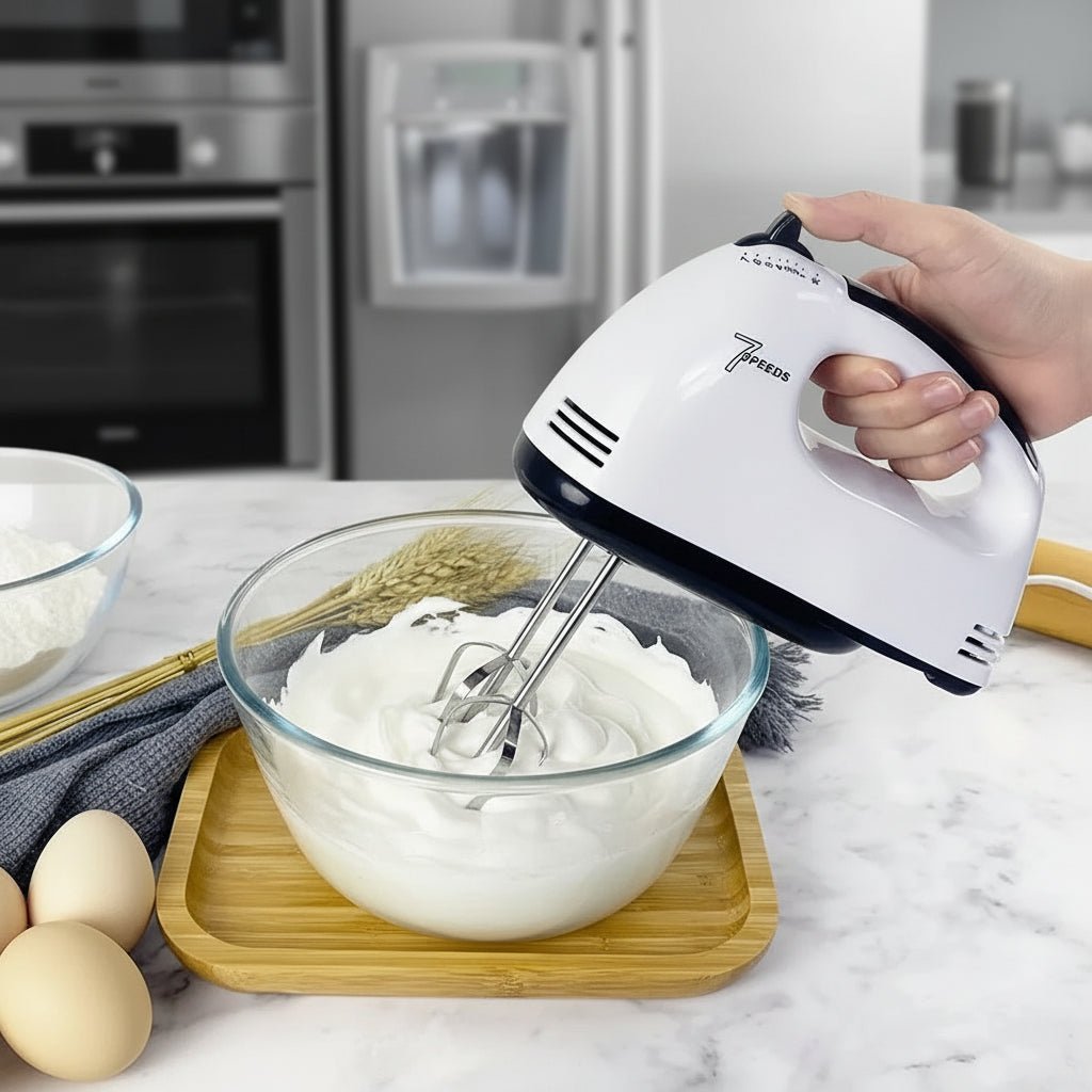 Electric Hand Mixer with 7 Speed Settings - Fioriscas