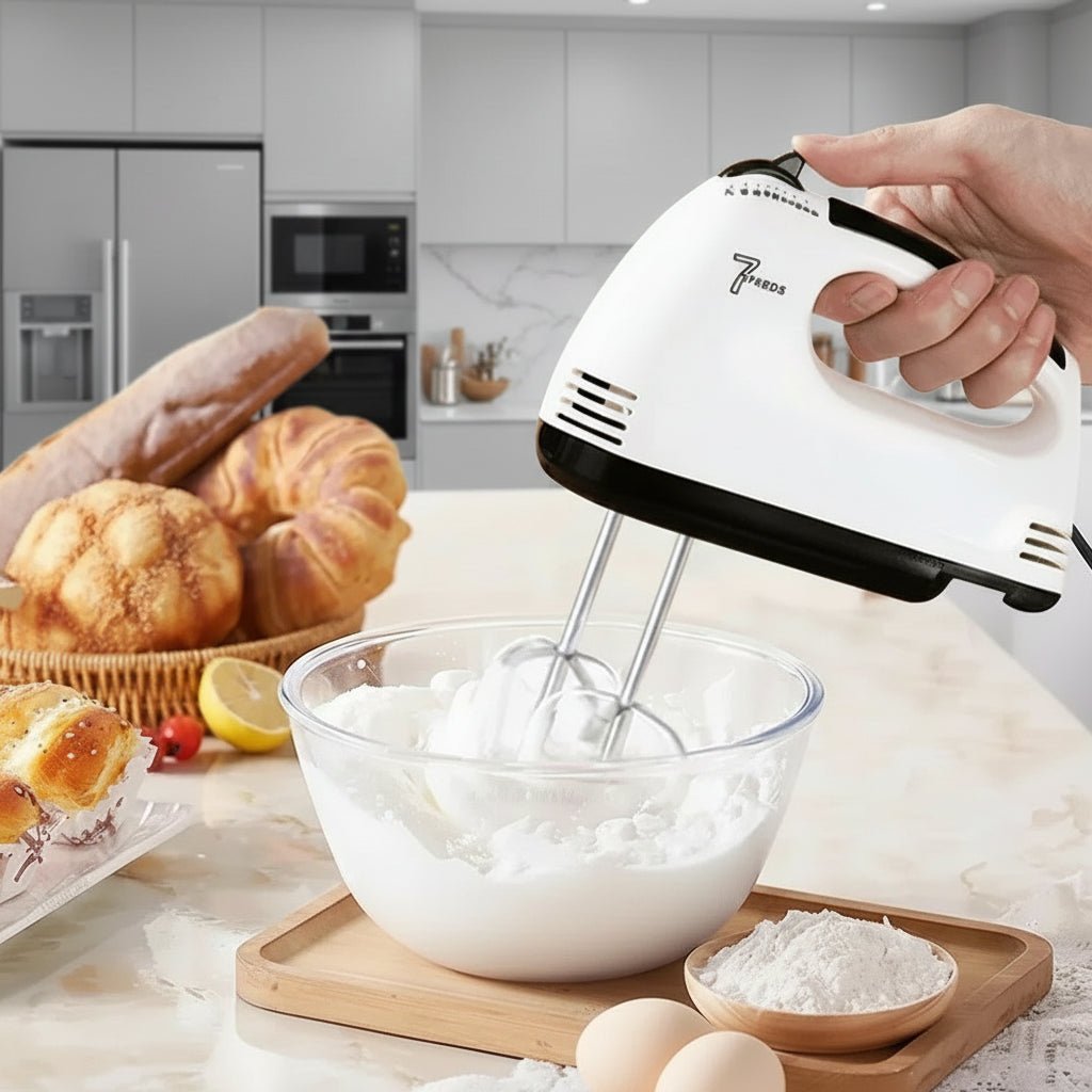 Electric Hand Mixer with 7 Speed Settings - Fioriscas