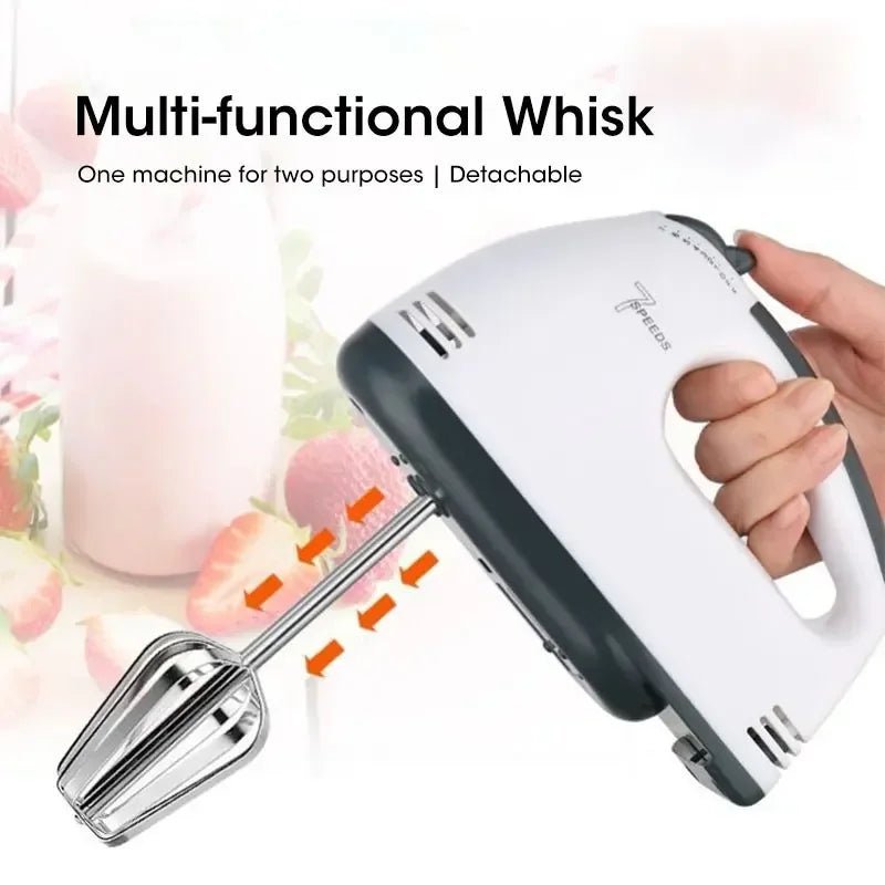 Electric Hand Mixer with 7 Speed Settings - Fioriscas