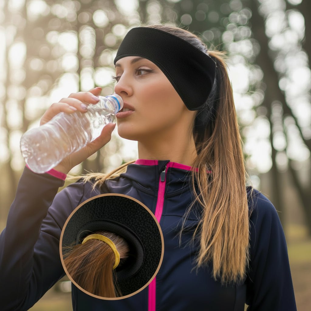 Stílusos szélálló fülmelegítő fejpánt kültéri sportteljesítményhez - Fioriscas