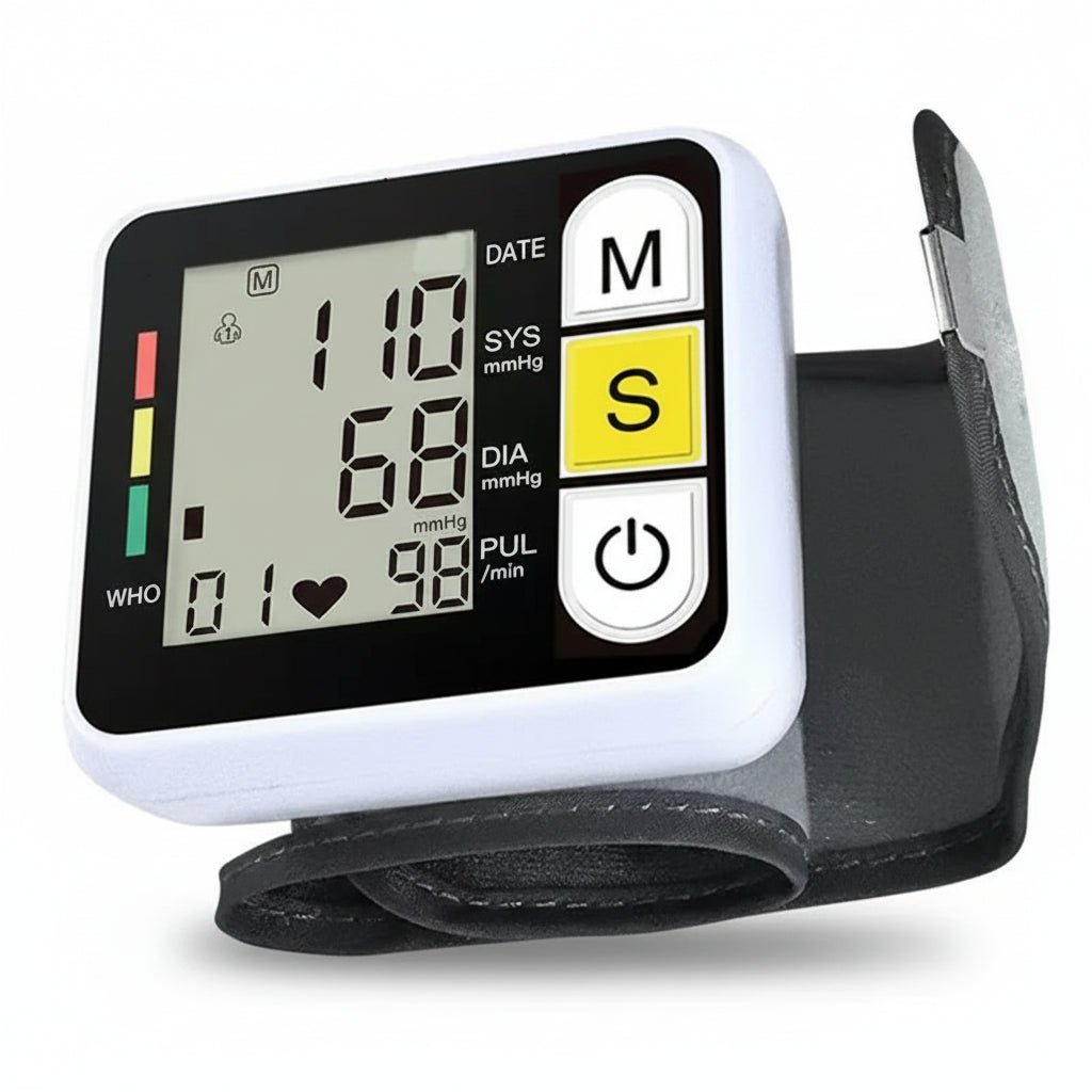 Brazalete digital para presión arterial y ritmo cardíaco - Fioriscas