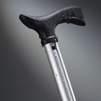 Foldable Walking Cane With Fold-Down Seat For Travel Or Standing Breaks