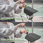 Foldable Walking Cane With Fold-Down Seat For Travel Or Standing Breaks