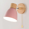 Modern wall lamp made of wood in Nordic style - Fioriscas