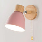 Modern wall lamp made of wood in Nordic style - Fioriscas
