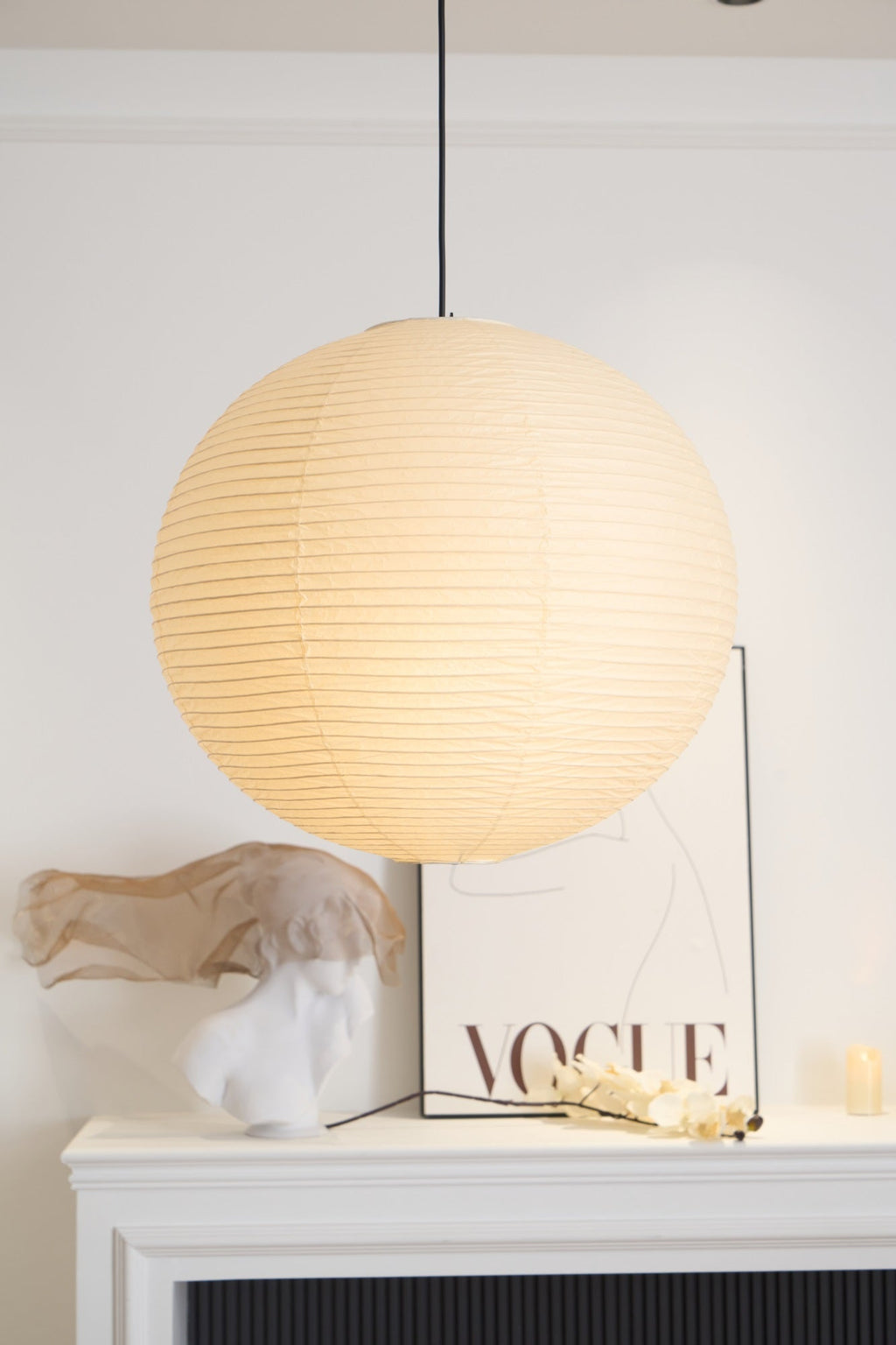Lustra Pendant Lamp Paper for Living Room | Fioriscas