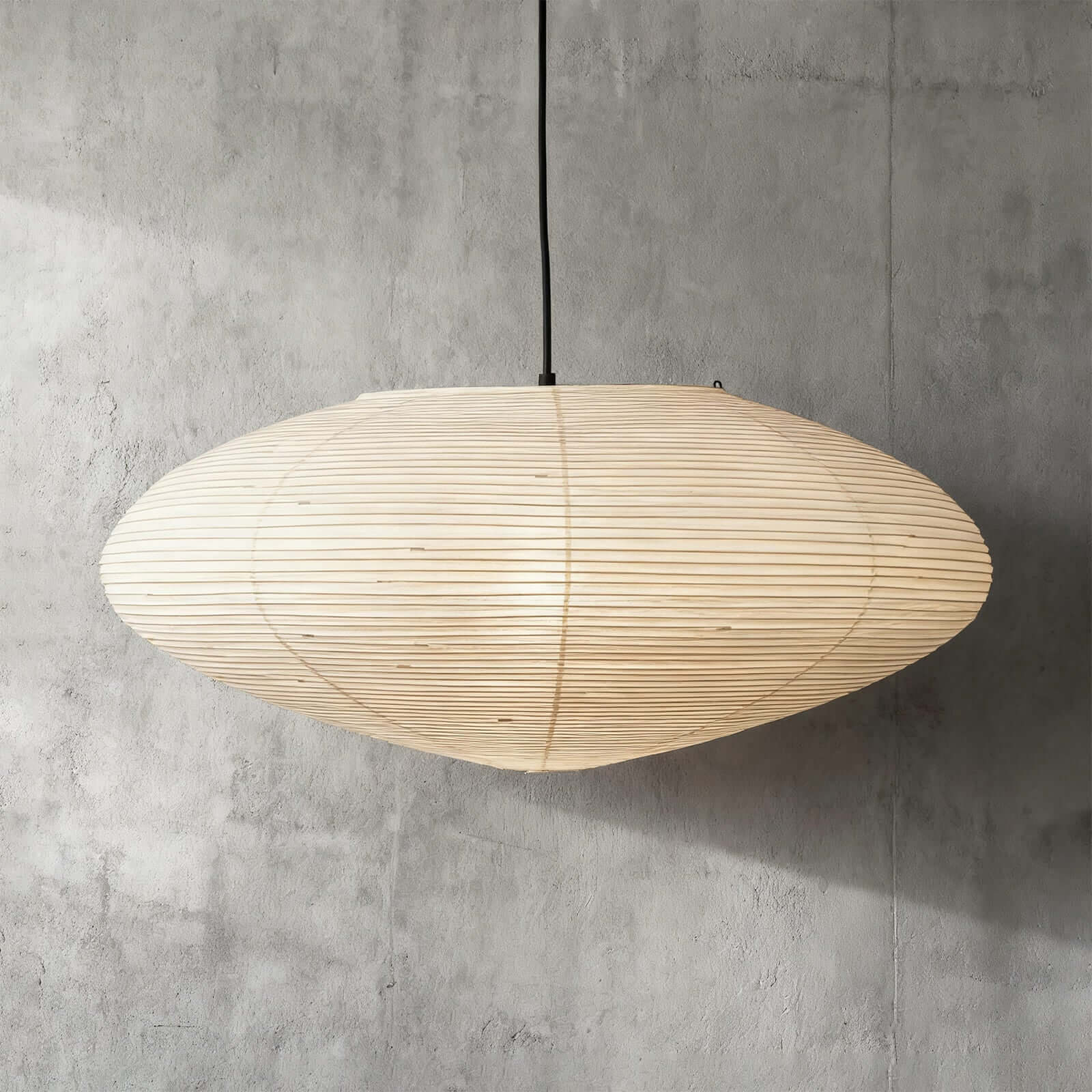 Aurora Washi Paper Pendant Light A Series Handcrafted Mulberry Glow