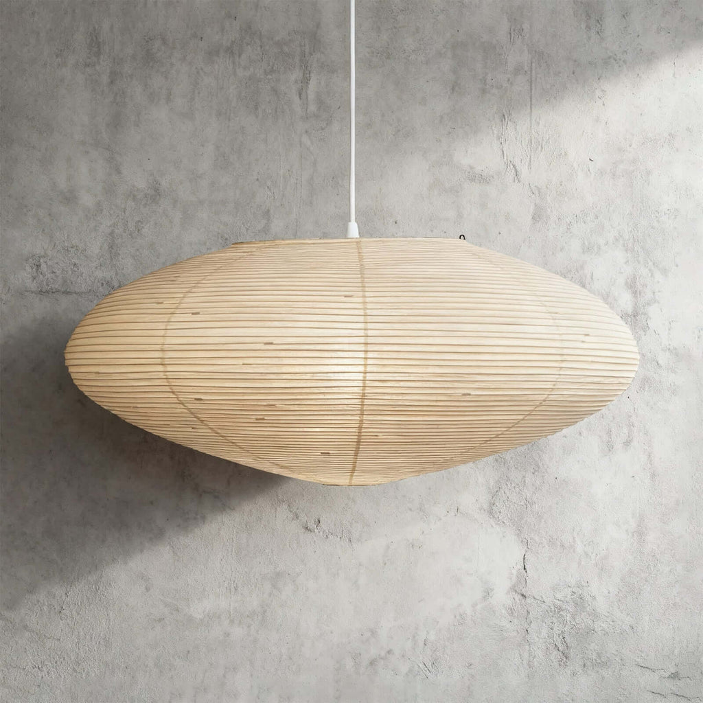 Aurora Washi Paper Pendant Light A Series Handcrafted Mulberry Glow