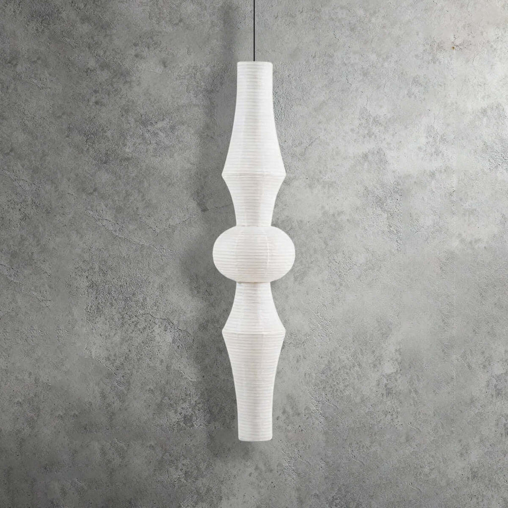Aurora Washi Corner Pendant Light for Soft Warm Ambience