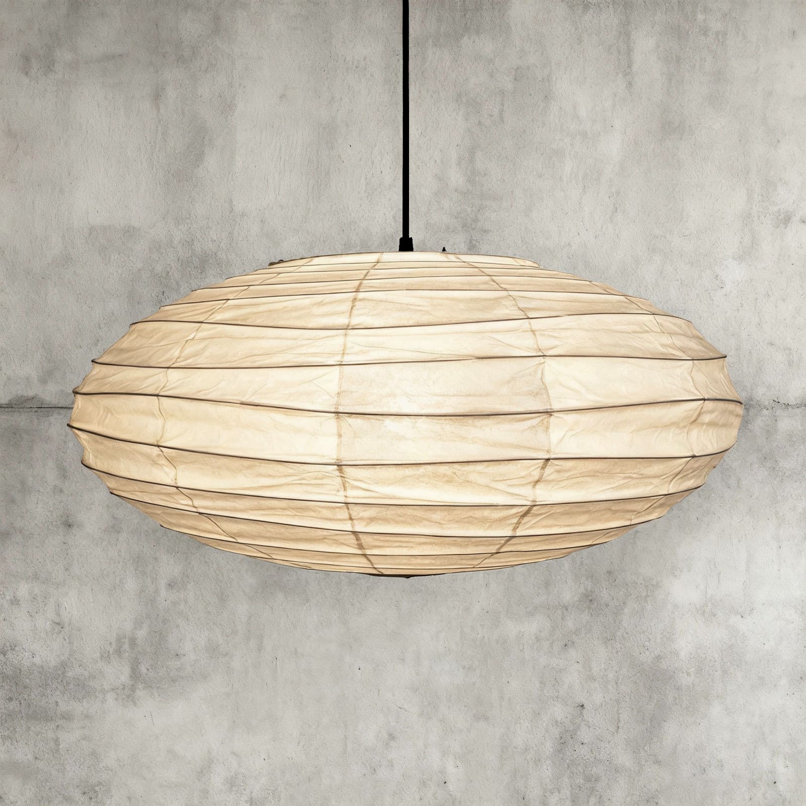 LumenLeaf EN Series Handcrafted Washi Paper Pendant Light