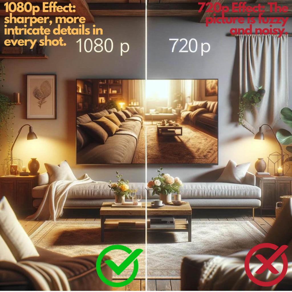 Mini WiFi bezpečnostní kamera, 1080p voděodolná s nočním viděním, záběr 160°
