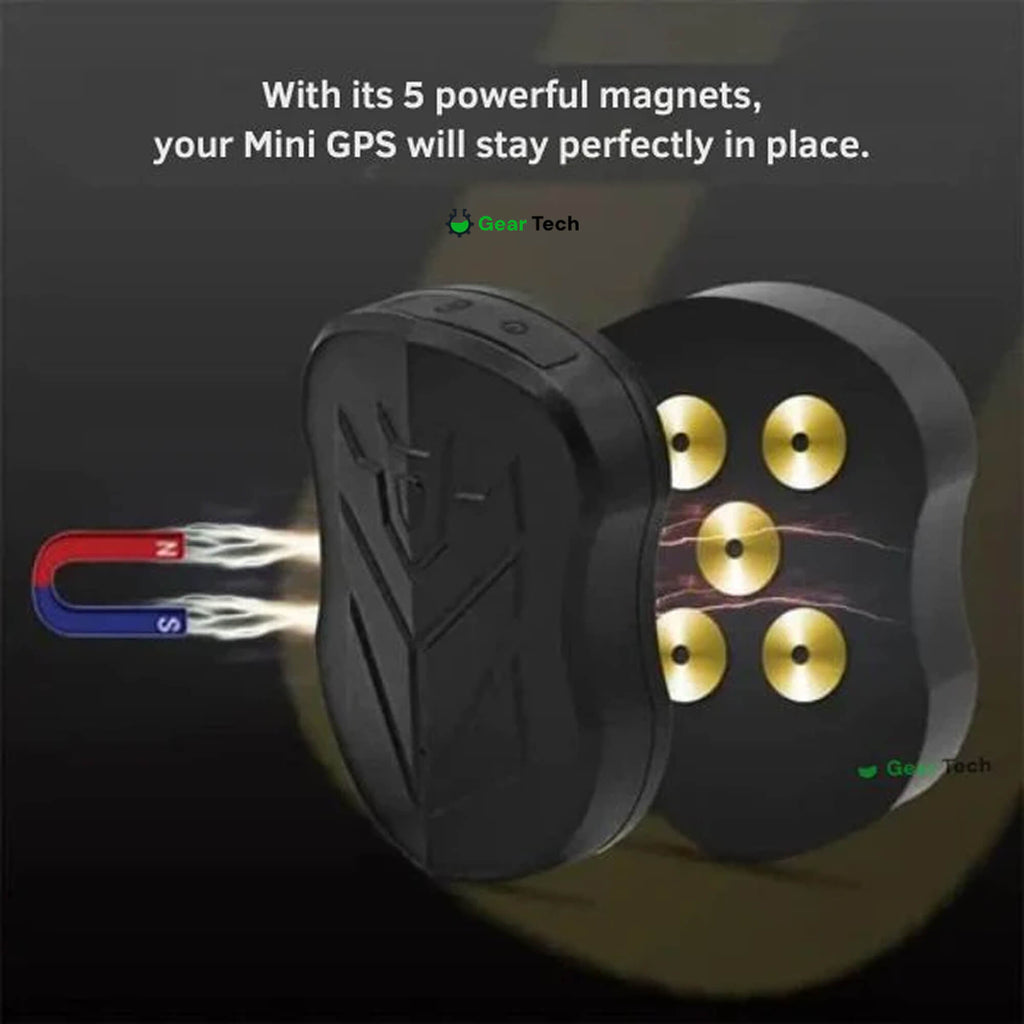 Rastreador GPS para automóvil con activación por voz, batería impermeable de 5000mAh