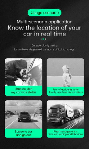 AeroTrace Mini Magnetic GPS Car Tracker With Real-Time Alerts