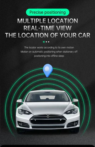 AeroTrace Mini Magnetic GPS Car Tracker With Real-Time Alerts