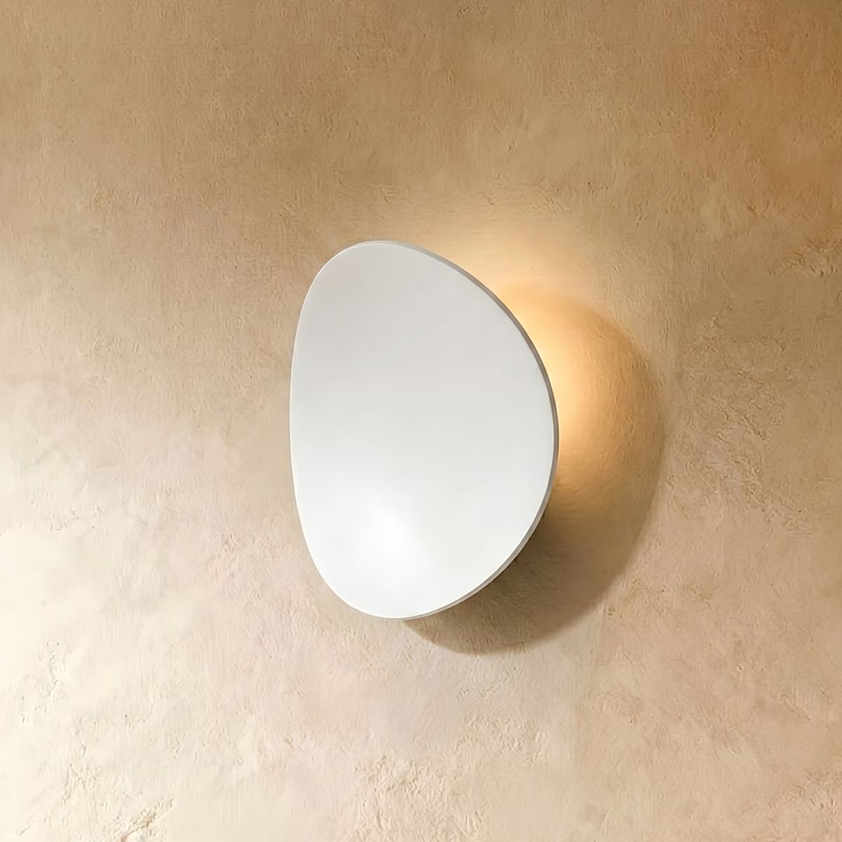 NovaCurve Matte Black And White LED Wall Lamp With Ambient Glow