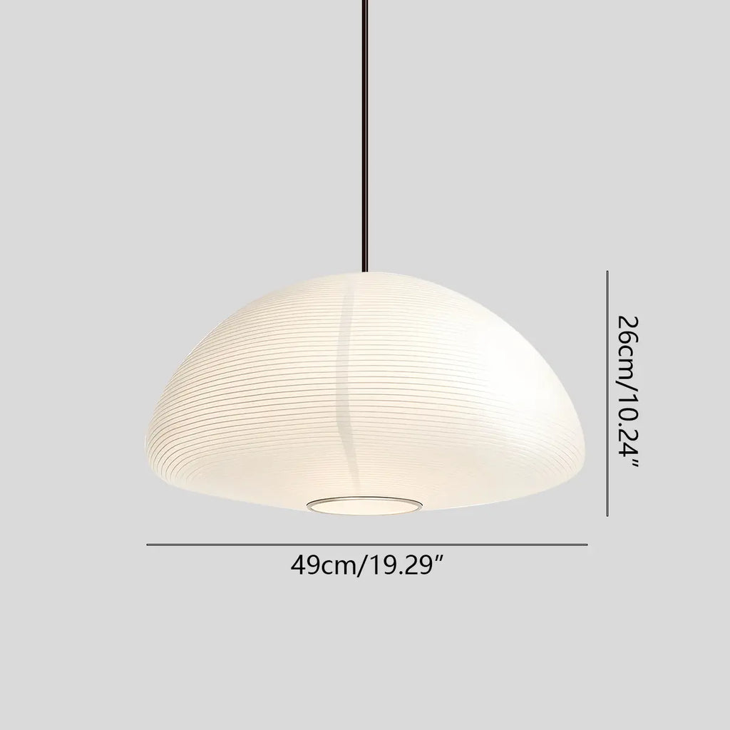 Washi Mulberry Paper Lantern Pendant Light For Bedroom
