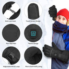 Rechargeable Heated Gloves, ThermaGrip Touchscreen-Ready For Winter