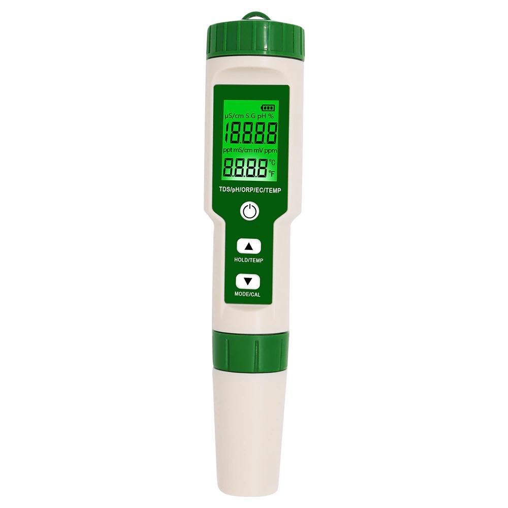 PlantPro 5-in-1 Digital Water Tester For pH, TDS, EC, ORP & Temperature