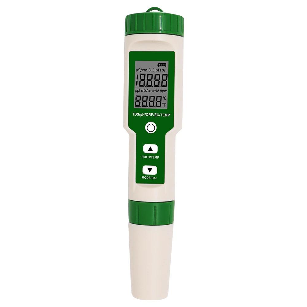 PlantPro 5-in-1 Digital Water Tester For pH, TDS, EC, ORP & Temperature
