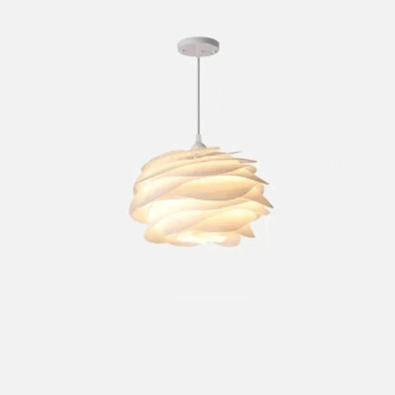 Loftslampe i glas med rosenkrans-inspireret blomstermønster, Luminara