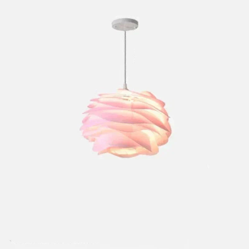 Loftslampe i glas med rosenkrans-inspireret blomstermønster, Luminara