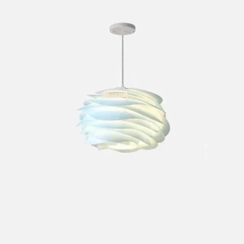 Loftslampe i glas med rosenkrans-inspireret blomstermønster, Luminara