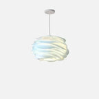 Loftslampe i glas med rosenkrans-inspireret blomstermønster, Luminara