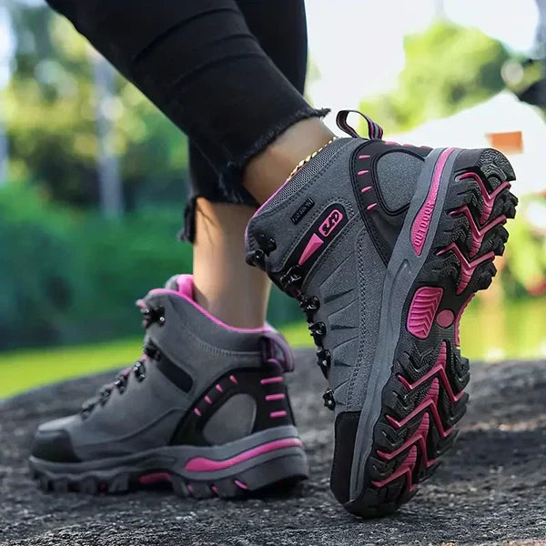 Botas de senderismo de invierno AuroraTrail para mujer, de horma ancha y con soporte para el arco plantar