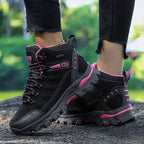 Botas de senderismo de invierno AuroraTrail para mujer, de horma ancha y con soporte para el arco plantar