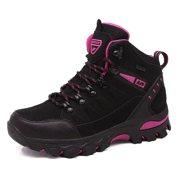 Botas de senderismo de invierno AuroraTrail para mujer, de horma ancha y con soporte para el arco plantar