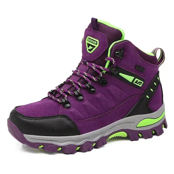 Botas de senderismo de invierno AuroraTrail para mujer, de horma ancha y con soporte para el arco plantar