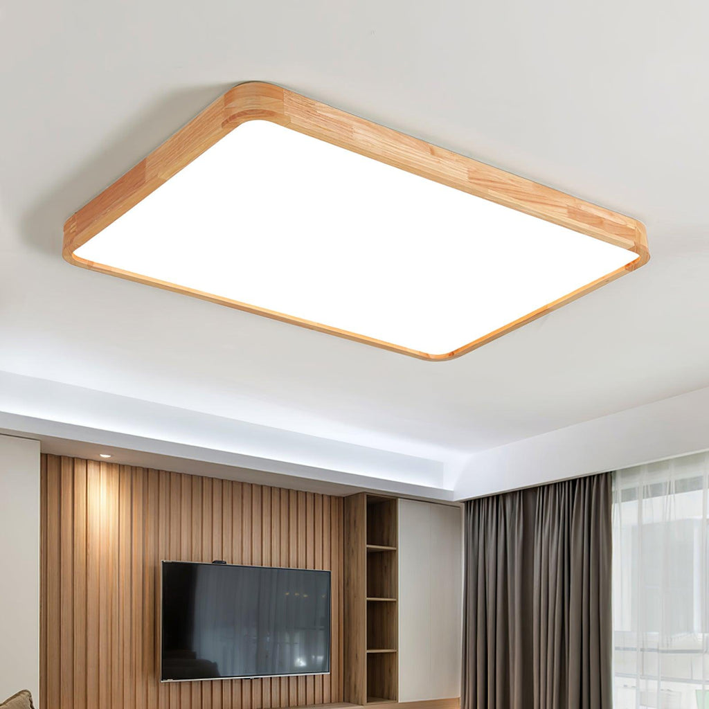 Hano Wooden Geometric Ceiling Light | Fioriscas