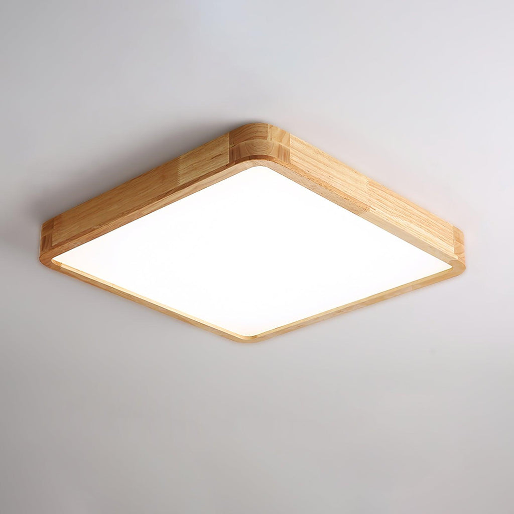 Hano Wooden Geometric Ceiling Light | Fioriscas
