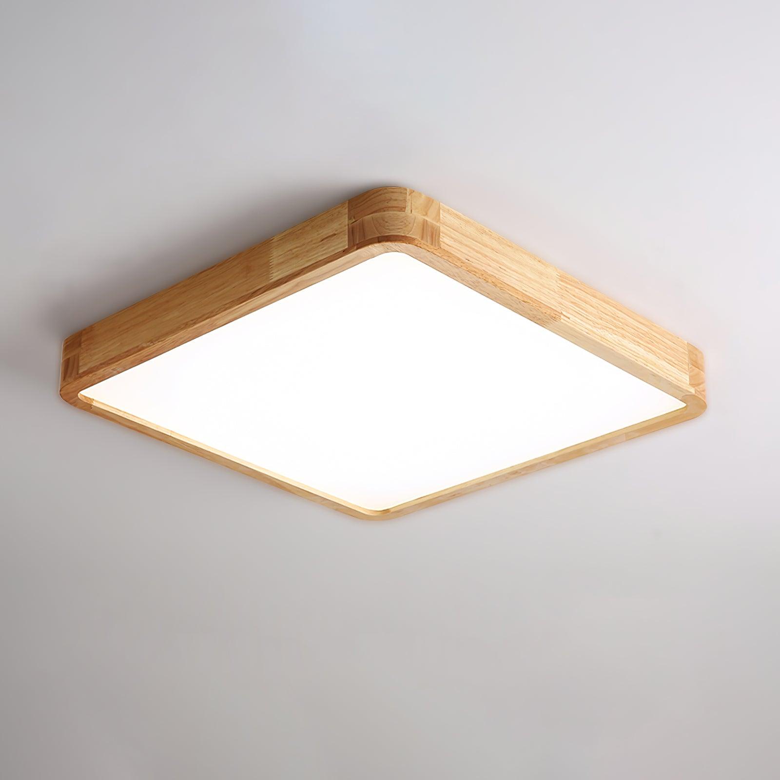 Hano Wooden Geometric Ceiling Light | Fioriscas