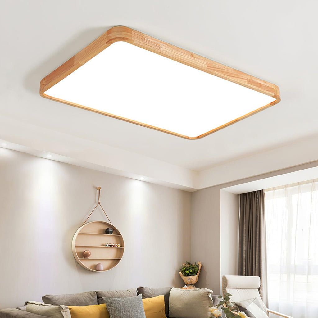 Hano Wooden Geometric Ceiling Light | Fioriscas