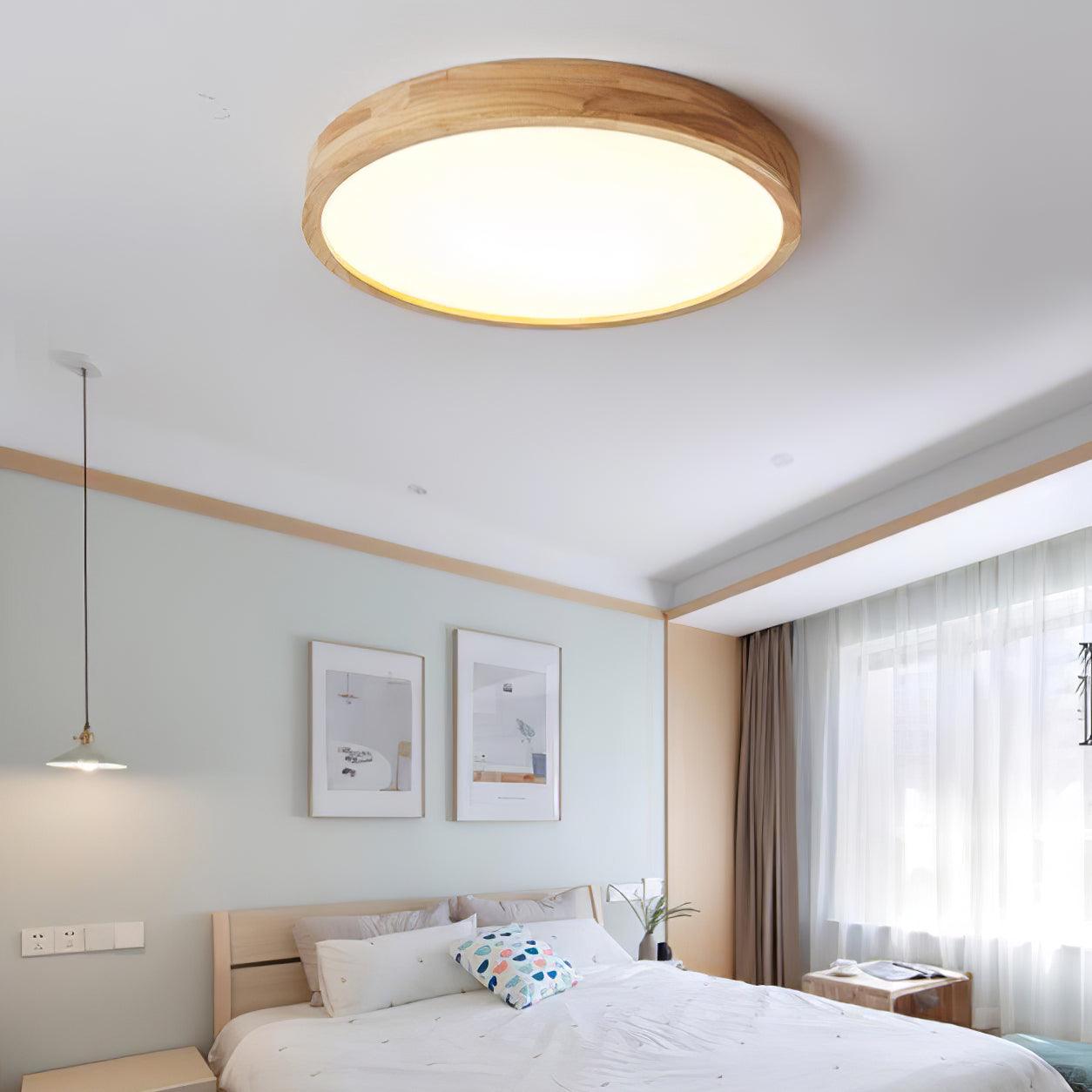 Hano Wooden Geometric Ceiling Light | Fioriscas