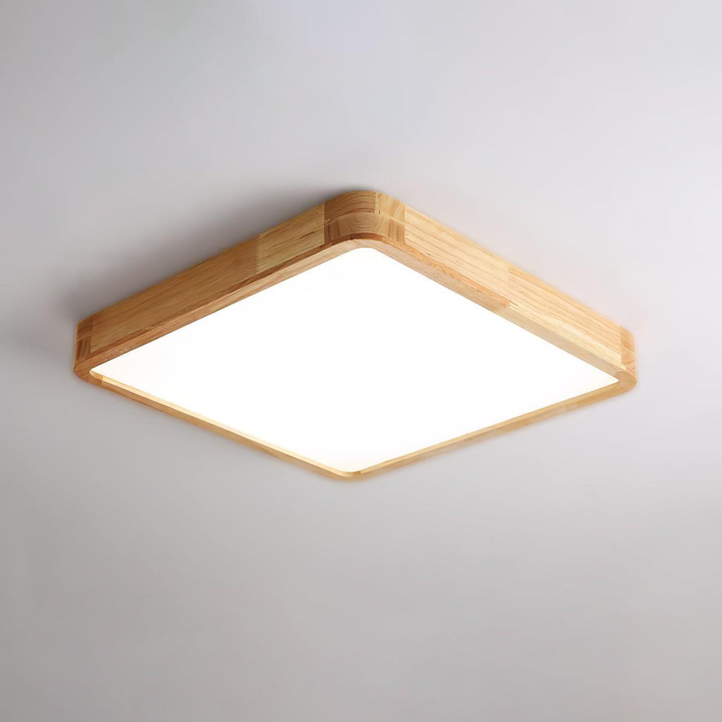Hano Wooden Geometric Ceiling Light | Fioriscas
