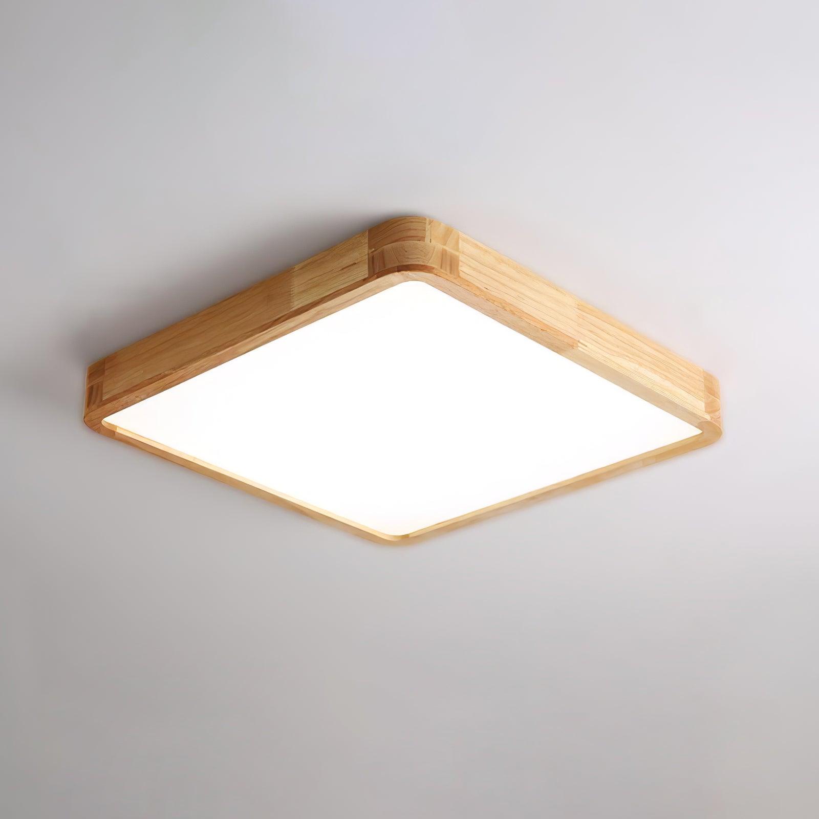 Hano Wooden Geometric Ceiling Light | Fioriscas