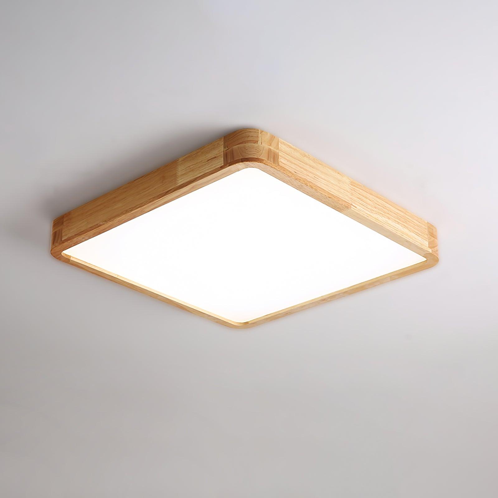 Hano Wooden Geometric Ceiling Light | Fioriscas