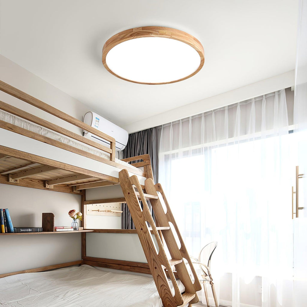 Hano Wooden Geometric Ceiling Light | Fioriscas
