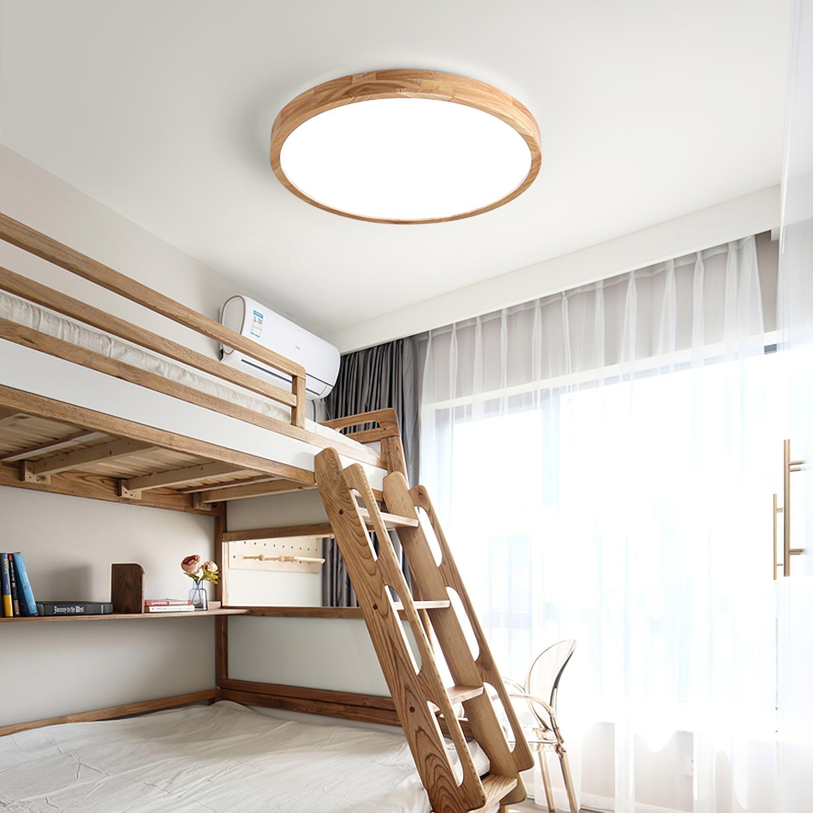 Hano Wooden Geometric Ceiling Light | Fioriscas